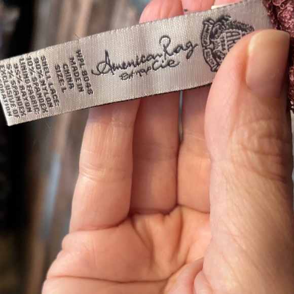 American Rag Lace Bralette in Warm Brown - Picture 2 of 5